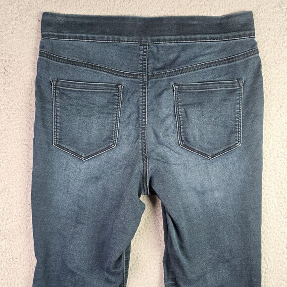 Nine West Womens Pull On Jeans 10 Dark Wash Skinny Stretch Comfort Legging Denim - Picture 11 of 11